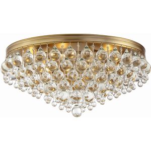 Calypso 6 Light 20 inch Vibrant Gold Flush/Semi Flush Ceiling Light