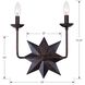 Astro 2 Light 13 inch English Bronze Sconce Wall Light