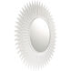 Broche 30 X 30 inch Matte White Mirror