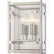 Danbury 2 Light 8 inch Brushed Nickel Sconce Wall Light