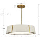 Fulton 6 Light 24 inch Antique Gold Chandelier Ceiling Light
