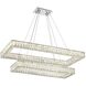Kinsley 1 Light 41.5 inch Polished Chrome Chandelier Ceiling Light