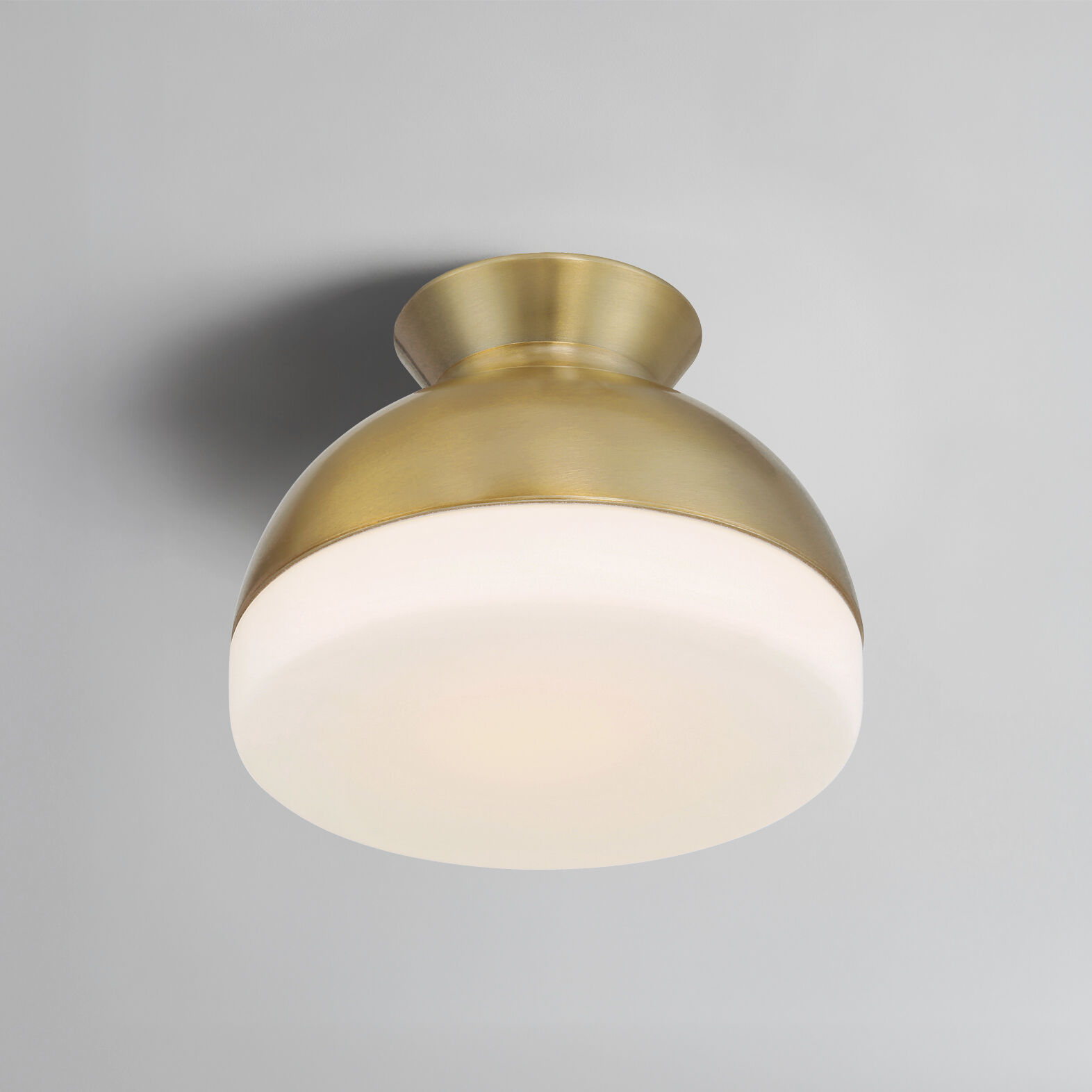 Gidget 1 Light 10.25 inch Vibrant Gold Flush Ceiling Light