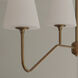 Keenan 4 Light 48 inch Vibrant Gold Linear Chandelier Ceiling Light