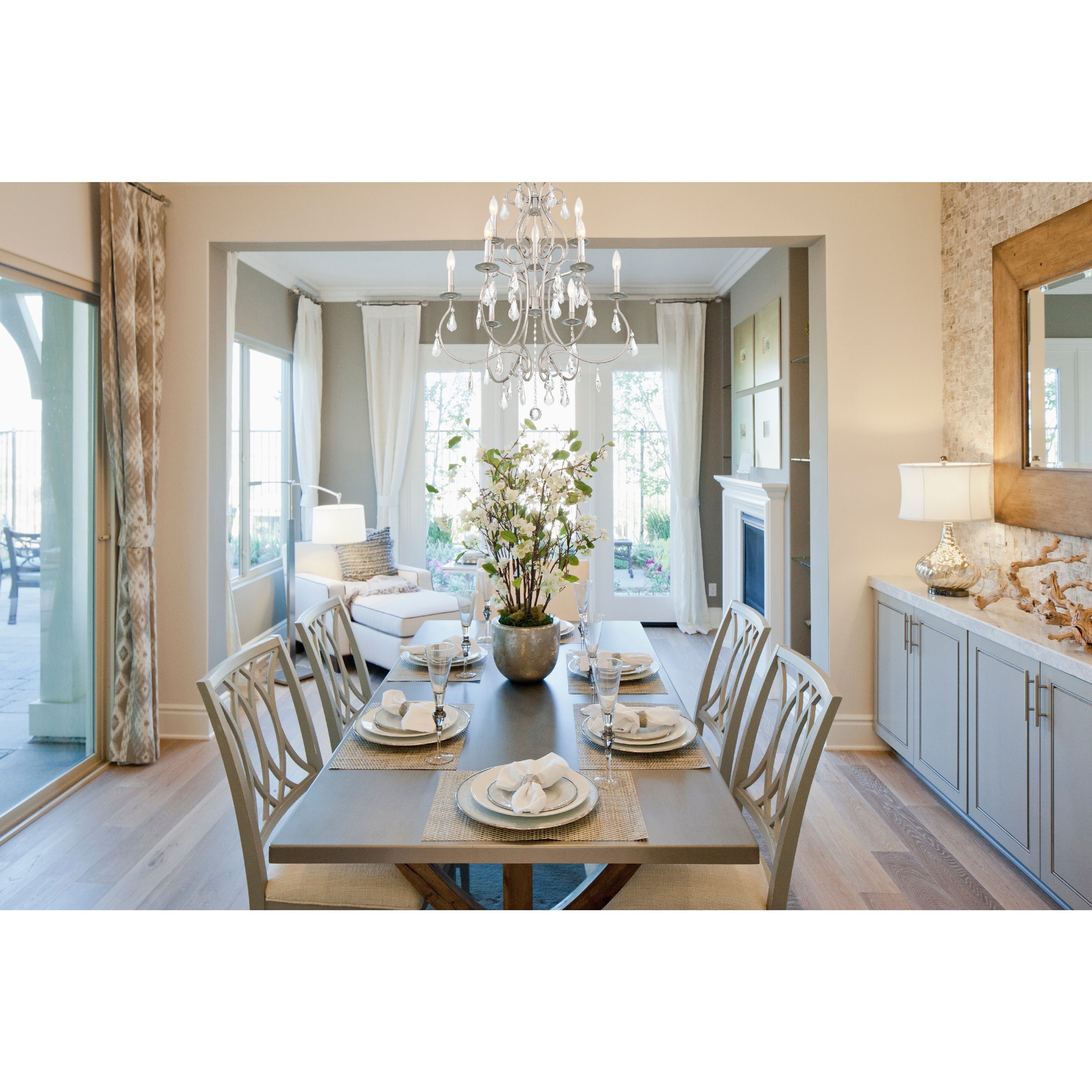 Ashton 9 Light 25.5 inch Olde Silver Chandelier Ceiling Light in Clear Hand Cut