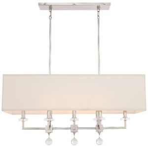 Paxton 8 Light 38 inch Polished Nickel Chandelier Ceiling Light