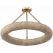 Oakley 1 Light 24 inch Soft Gold Semi Flush Ceiling Light