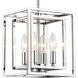 Kai 4 Light 8 inch Polished Chrome Pendant Ceiling Light