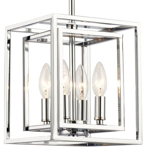 Kai 4 Light 8 inch Polished Chrome Pendant Ceiling Light