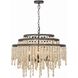 Poppy 6 Light 26.5 inch Forged Bronze Chandelier Ceiling Light