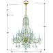 Traditional Crystal 12 Light 37.5 inch Polished Brass Chandelier Ceiling Light in Clear Spectra