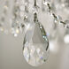 Maria Theresa Sconce Wall Light in Clear Hand Cut, Polished Chrome