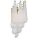 Ollie Bath Wall Light in Sand Glass Clear