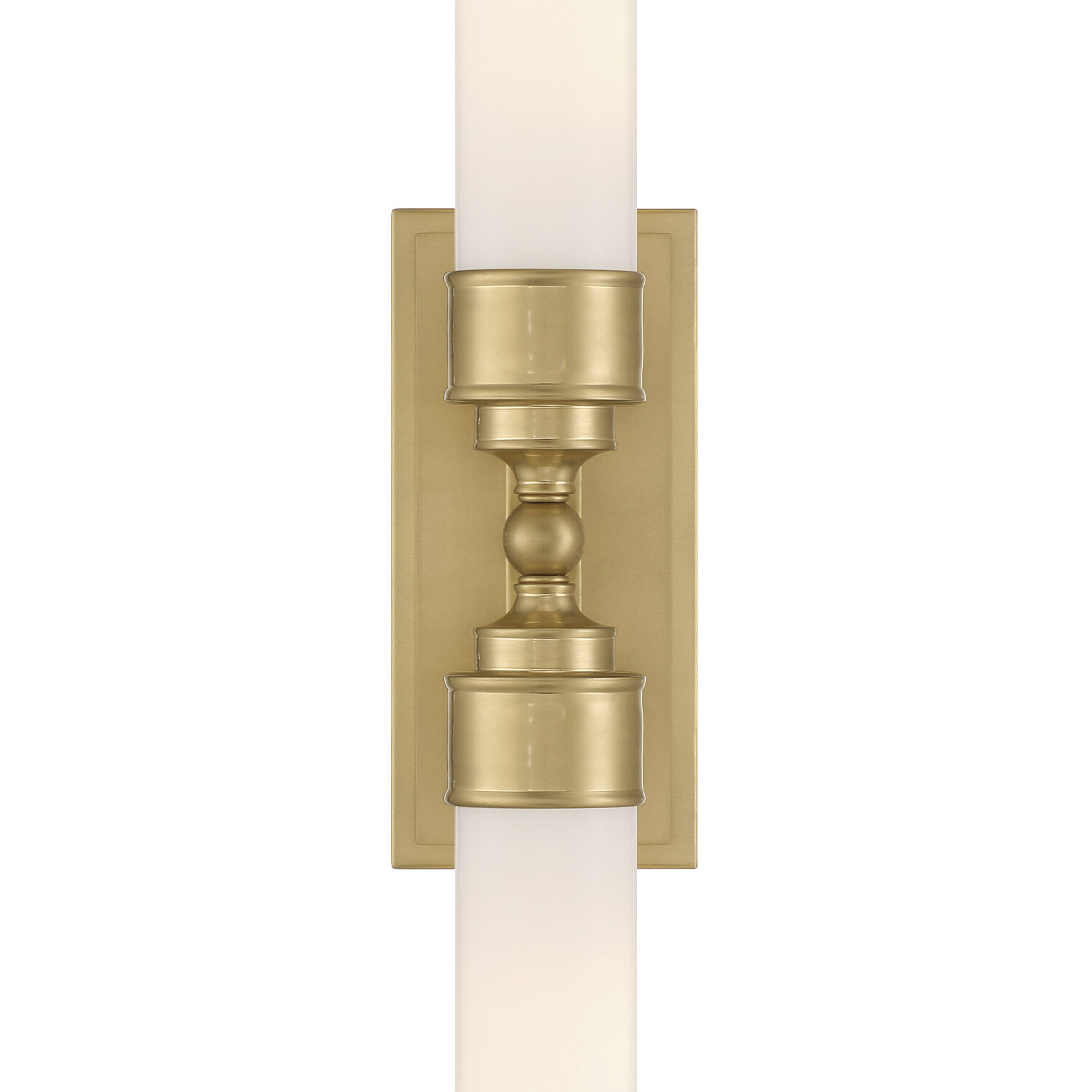Wilcox Bath Wall Light in Aged Brass