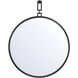 Alston 50 X 40 inch Matte Black Mirror