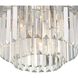 Hayes 4 Light 16 inch Polished Nickel Flush Ceiling Light