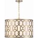 Jennings 5 Light 24.25 inch Aged Brass Pendant Ceiling Light