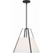 Fulton 3 Light 20 inch Black Pendant Ceiling Light