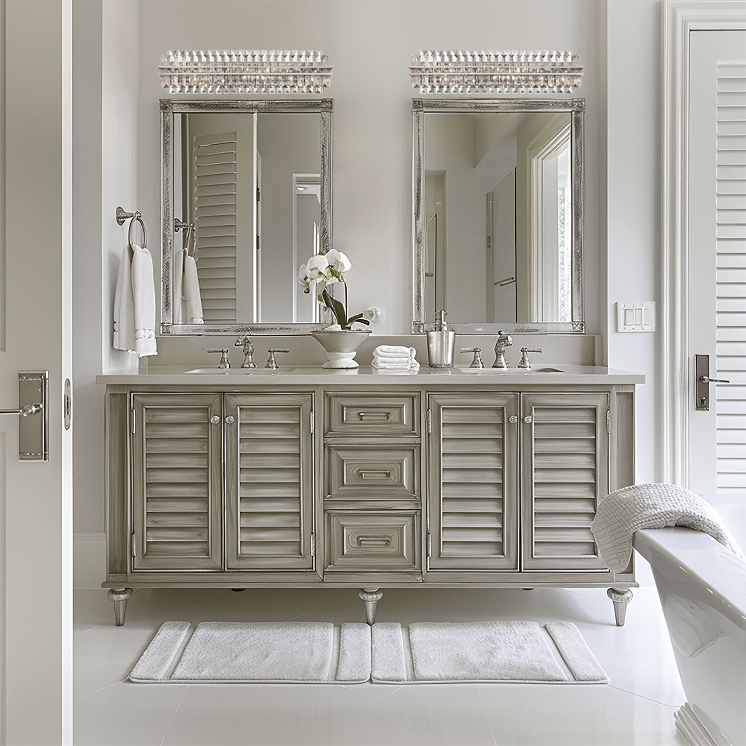 Hayes Sconce Wall Light in Polished Nickel