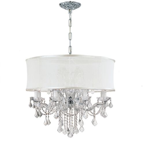 Brentwood 12 Light 30 inch Polished Chrome Chandelier Ceiling Light in Swarovski Spectra, Smooth White