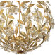 Marselle 6 Light 22 inch Antique Gold Chandelier Ceiling Light