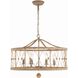 Brixton 6 Light 24 inch Burnished Silver Chandelier Ceiling Light