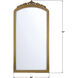 Arden 72 X 36 inch Burnished Brass Mirror