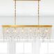 Winham 6 Light 49 inch Antique Gold Linear Chandelier Ceiling Light