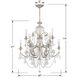Regis 12 Light 32 inch Olde Silver Chandelier Ceiling Light in Clear Swarovski Strass