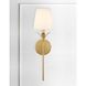 Broche Sconce Wall Light in Antique Gold