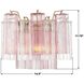 Addis 2 Light 14.5 inch Aged Brass Bath Vanity Light Wall Light in Spring