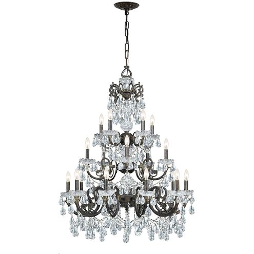 Legacy 20 Light 35 inch English Bronze Chandelier Ceiling Light