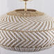 Zanzibar 4 Light 22 inch Soft Gold Semi Flush Ceiling Light