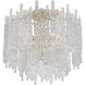 Ackerly 3 Light 16 inch Aged Brass Semi Flush Ceiling Light