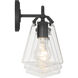 Voss Bath Vanity Light Wall Light in Matte Black