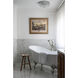 Waltham 3 Light 12 inch Polished Chrome Flush Ceiling Light in Clear Hand Cut
