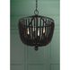 Rylee 4 Light 16.5 inch Matte Black Mini Chandelier Ceiling Light