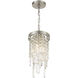 Winfield 1 Light 7 inch Antique Silver Mini Chandelier Ceiling Light