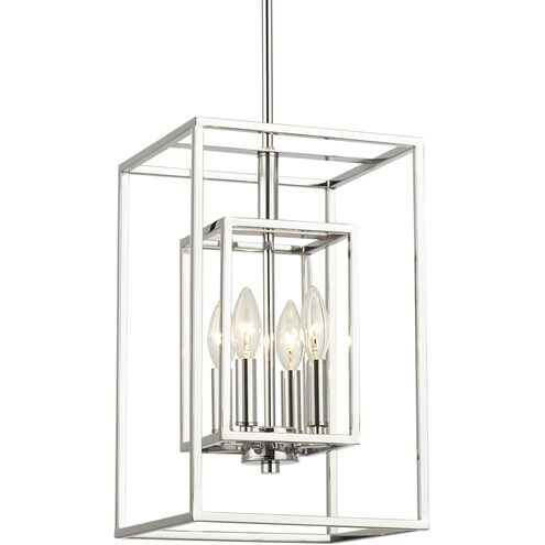 Kai 4 Light 10 inch Polished Chrome Pendant Ceiling Light