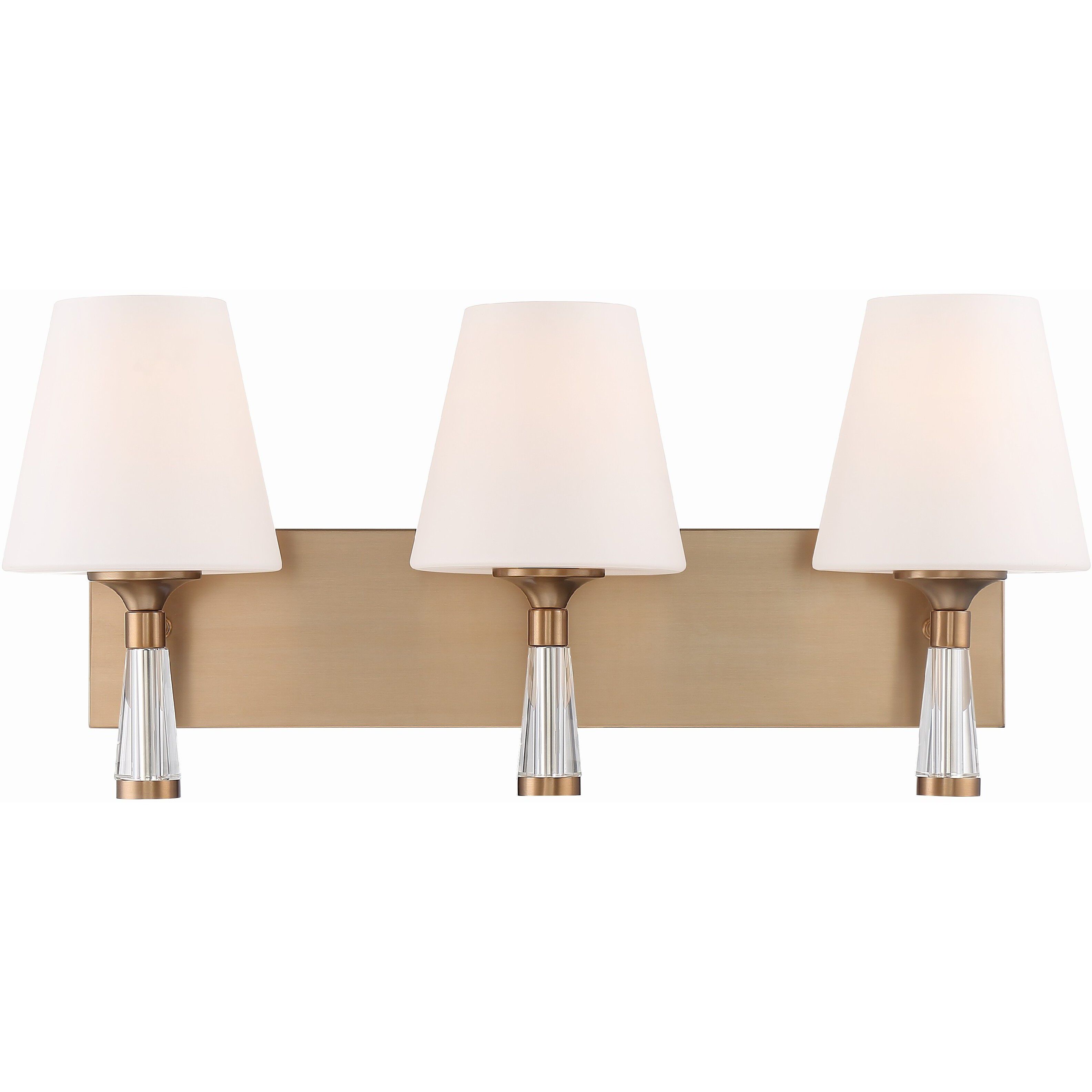 Ramsey Bath Vanity Light Wall Light in Vibrant Gold