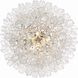 Addis 20 Light 31.5 inch Polished Chrome Chandelier Ceiling Light in Tronchi Glass Clear