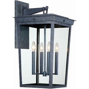 Belmont 4 Light 14 inch Graphite Sconce Wall Light