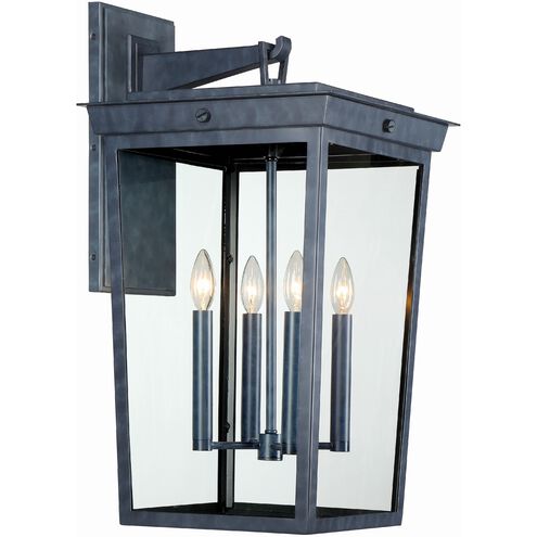 Belmont 4 Light 14 inch Graphite Sconce Wall Light