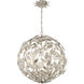 Marselle 6 Light 22 inch Antique Silver Chandelier Ceiling Light