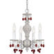 Paris Market 4 Light 13.5 inch Antique White Mini Chandelier Ceiling Light