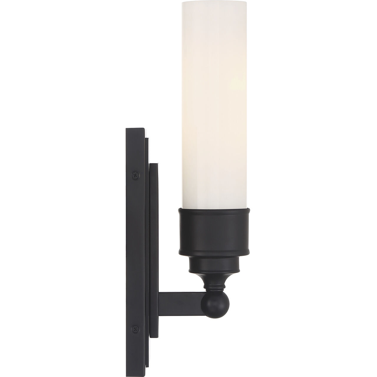 Wilcox Bath Sconce Wall Light in Matte Black