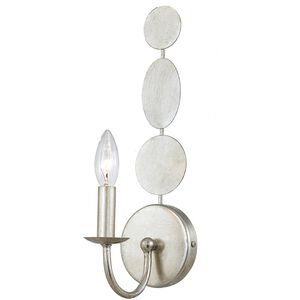 Layla 1 Light 4 inch Antique Silver Wall Sconce Wall Light