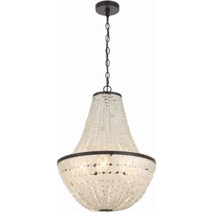 Brielle 6 Light 18 inch Dark Bronze Chandelier Ceiling Light