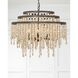 Poppy 6 Light 26.5 inch Forged Bronze Chandelier Ceiling Light