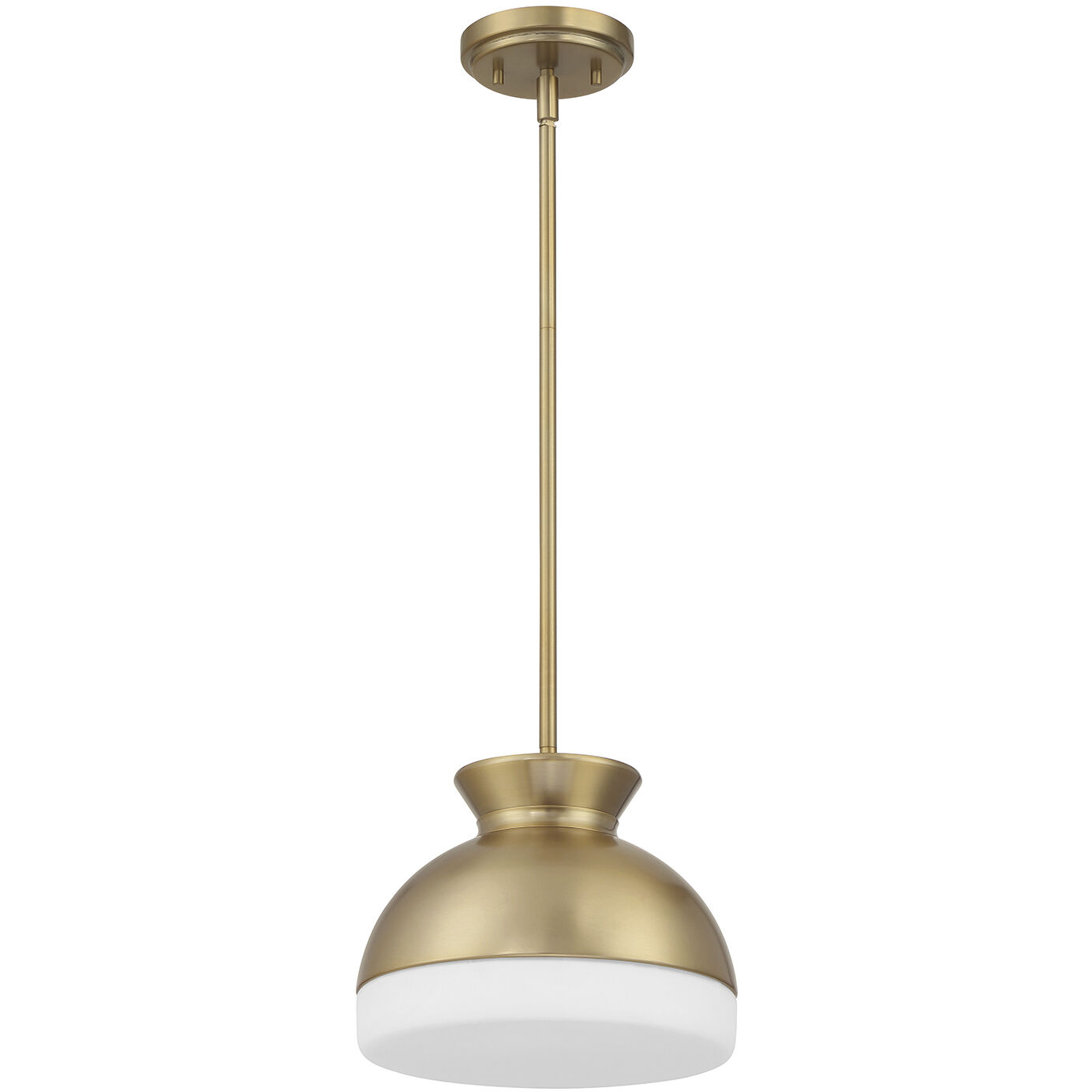 Gidget 1 Light 10.25 inch Vibrant Gold Mini Pendant Ceiling Light